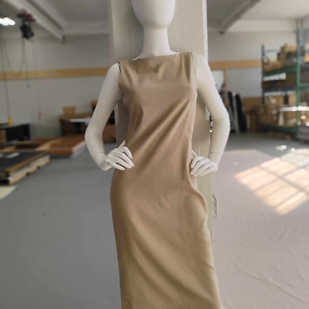 Trio New York Stretchy Lycra Midi Dress